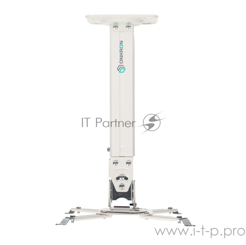 Кронштейн для проектора Onkron K5A белый макс.10кг потолочный поворотно-выдвижной и наклонный