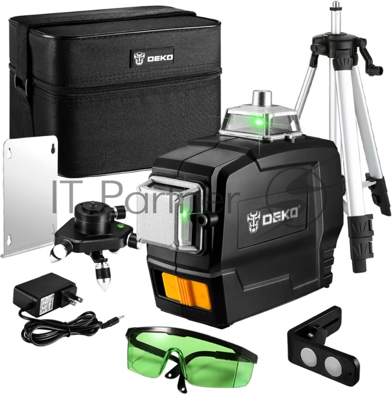 Лазерный уровень Deko DKLL12PG1 360/3 SET2