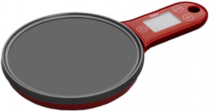 Весы кухонные электронные Tefal BC2530V0 макс.вес:5кг красный/черный