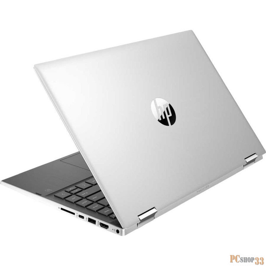 Ноутбук HP Pavilion x360 14-dw1006ur 14 FHD Touch, Intel Core i3-1115G4, 8Gb, 256Gb SSD, no ODD, FreeDOS, серебристый