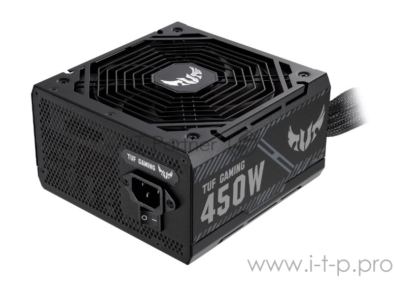 ASUS TUF Gaming 450B игровой блок питания чёрный (450W, 80 Plus Bronze, 135 мм вентилятор, 90YE00D3-B0NA00)