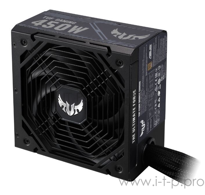 ASUS TUF Gaming 450B игровой блок питания чёрный (450W, 80 Plus Bronze, 135 мм вентилятор, 90YE00D3-B0NA00)