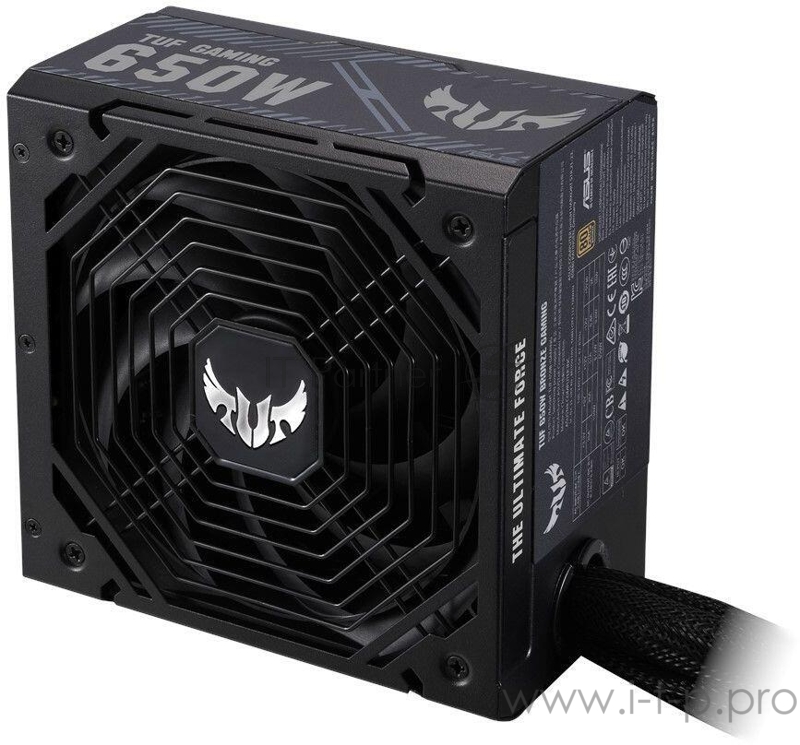ASUS TUF Gaming 650B игровой блок питания чёрный (650W, 80 Plus Bronze, 135 мм вентилятор, 90YE00D1-B0NA00)