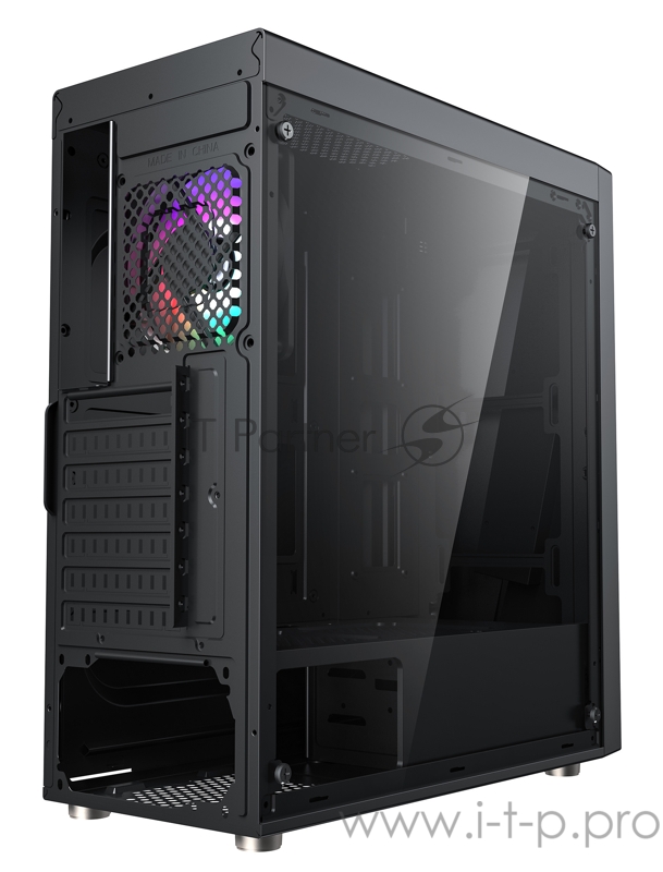 Корпус Formula V-LINE FLASH B черный без БП ATX 3x120mm 2xUSB2.0 1xUSB3.0 audio bott PSU