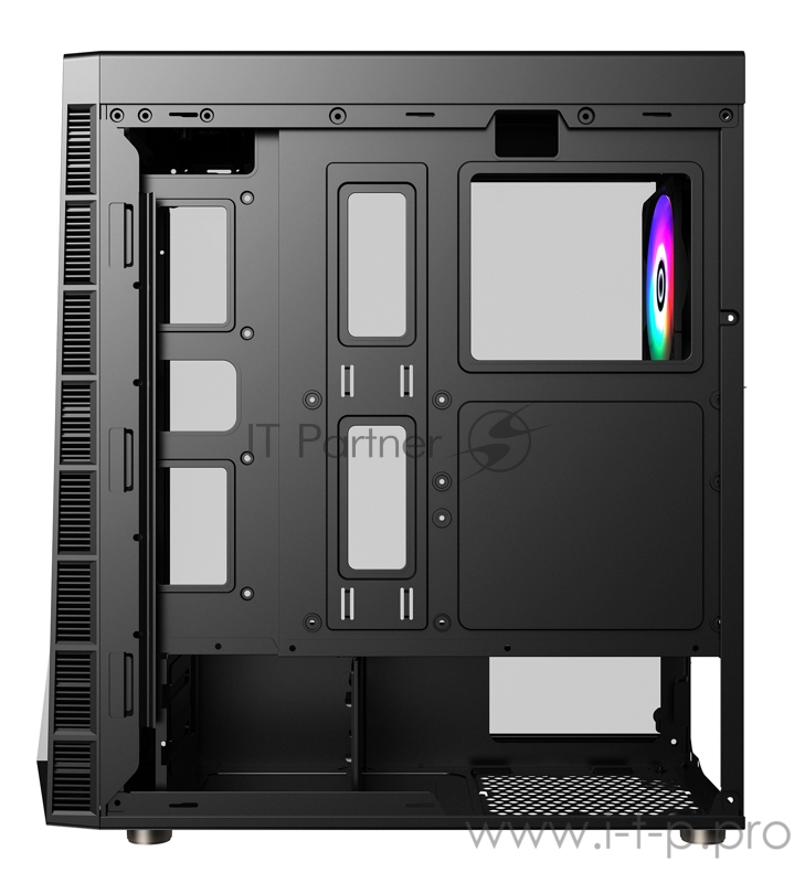 Корпус Formula V-LINE FLASH B черный без БП ATX 3x120mm 2xUSB2.0 1xUSB3.0 audio bott PSU