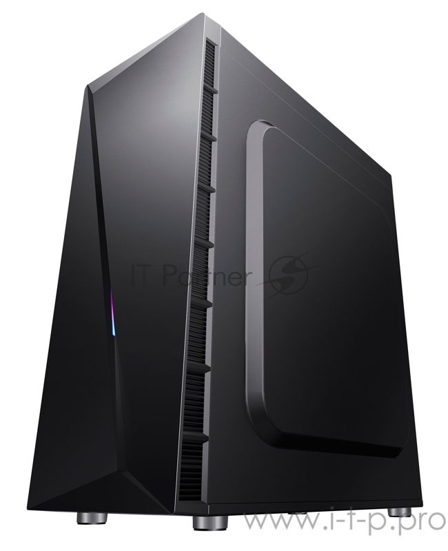 Корпус Formula V-LINE FLASH B черный без БП ATX 3x120mm 2xUSB2.0 1xUSB3.0 audio bott PSU