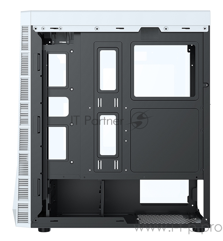 Корпус Formula V-LINE FLASH W белый без БП ATX 3x120mm 2xUSB2.0 1xUSB3.0 audio bott PSU