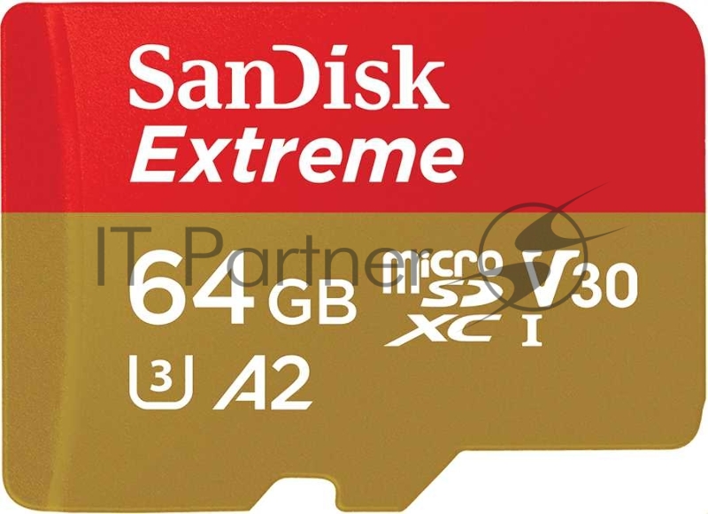 Карта памяти MICRO SDXC 64GB UHS-I W/A SDSQXA2-064G-GN6GN SANDISK