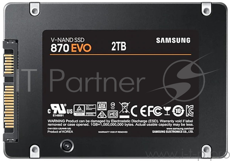 Накопитель SSD 2.5 2Tb (2000GB) Samsung SATA III 870 EVO (R560/W530MB/s) (MZ-77E2T0BW MZ-76E2T0BW)