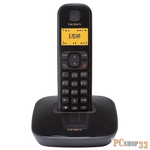 Телефон TEXET TX-D6705A черный