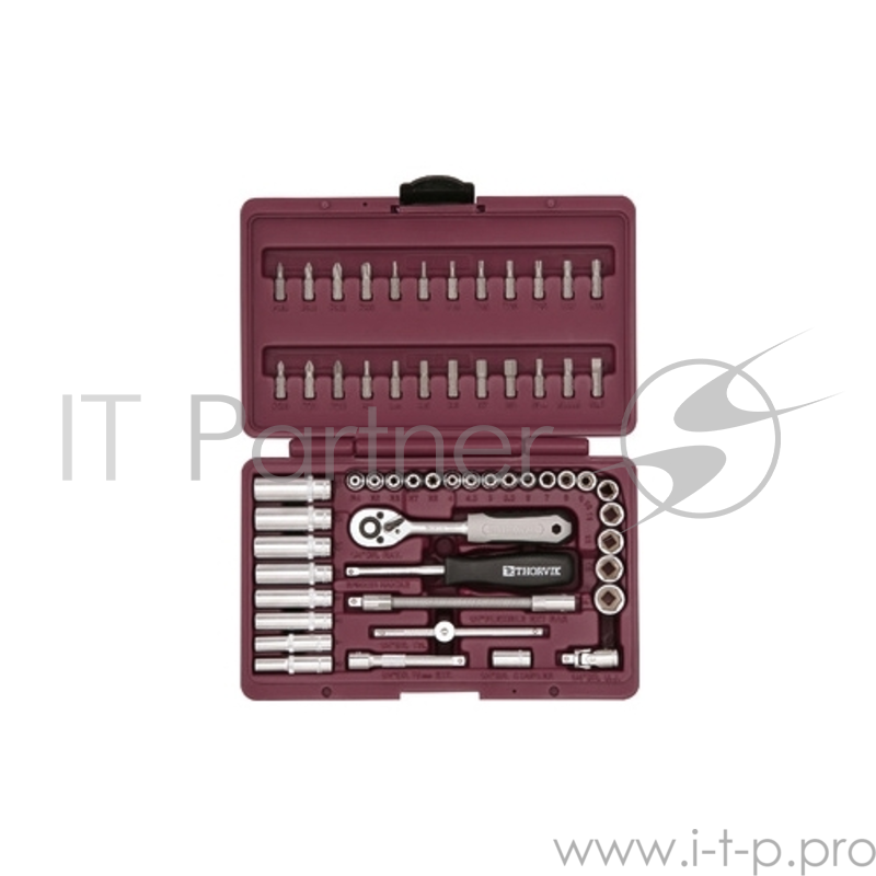 Набор инструментов THORVIK UTS0057 1/4DR 57 предметов