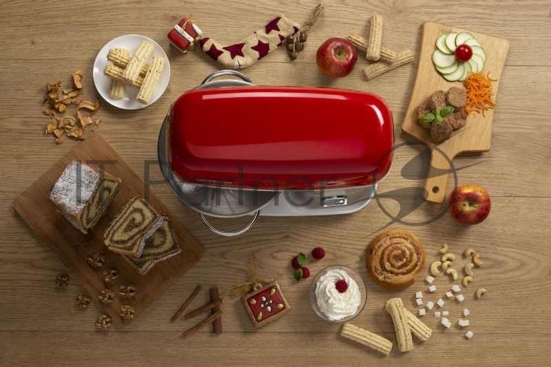 Кухонная машина Gorenje MMC1000RLR планетар.вращ. 1000Вт красный