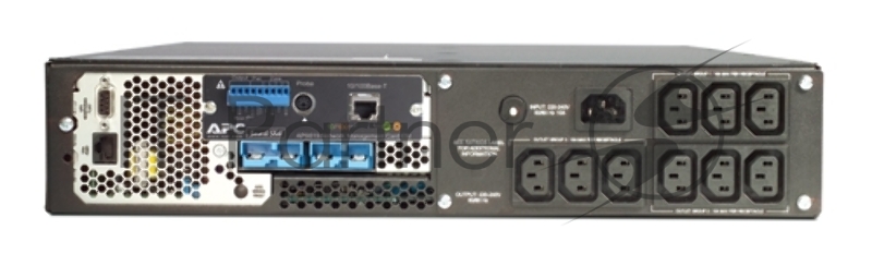 ИБП (UPS) 2U 19 RM 1500ВА APC Smart-UPS XL Modular SUM1500RMXLI2U, черный (COM, USB, LAN)