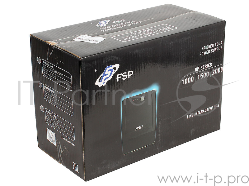 ИБП (UPS) 1500ВА FSP DP 1500 PPF9001700, черный