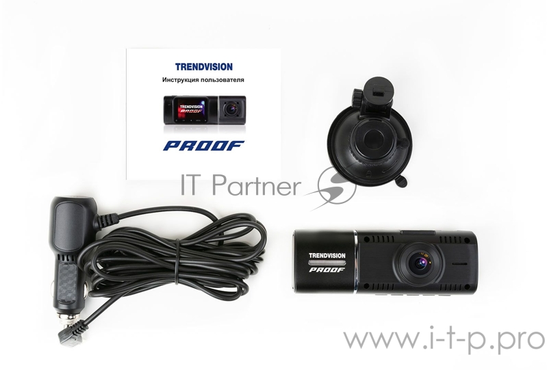 Видеорегистратор TrendVision Proof черный 1080x1920 1080p 170гр. JL5401B