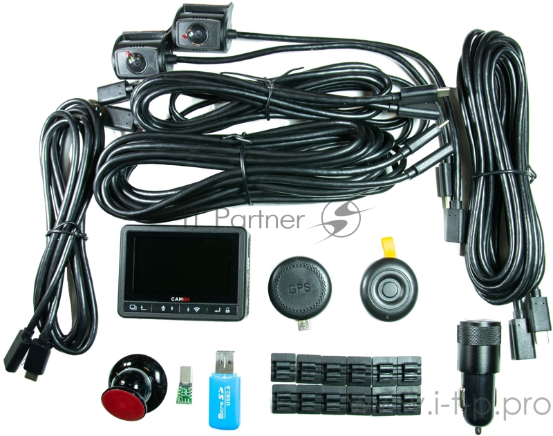 Видеорегистратор TrendVision K2S черный 1080x1920 1080p 170гр. GPS JL5401B