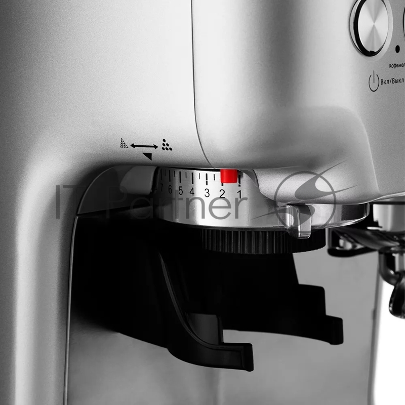 Кофемашина Kitfort KT-755 1620Вт серебристый