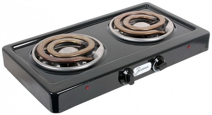 Электрическая плита настольная Злата 214Т черный