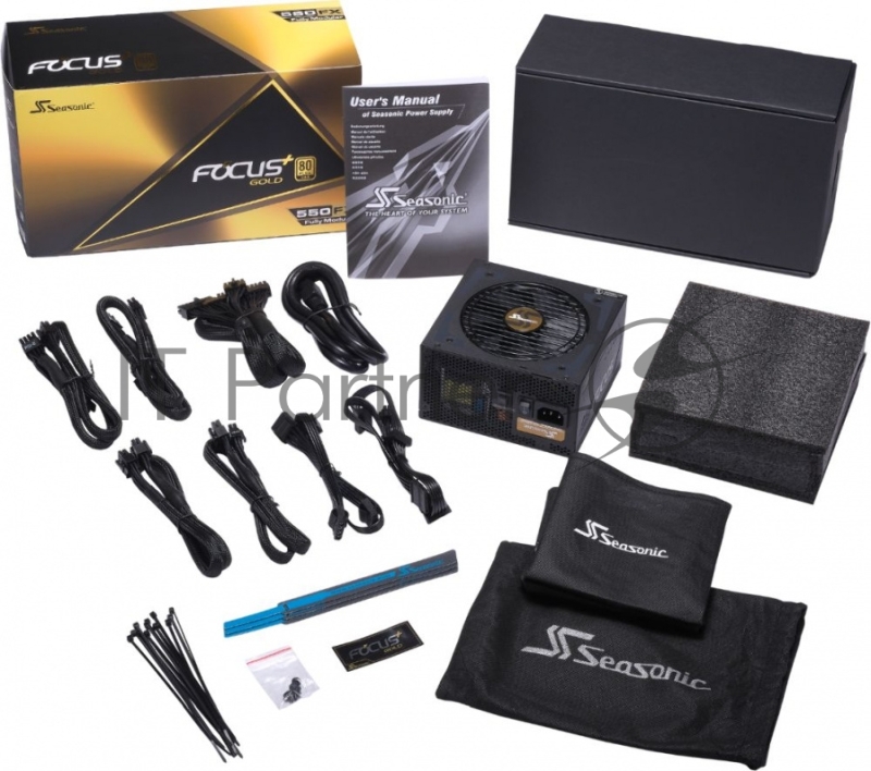 Блок питания Seasonic ATX 1000W FOCUS GX-1000 80+ gold 24+2x(4+4) pin 120mm fan 10xSATA Cab Manag RTL