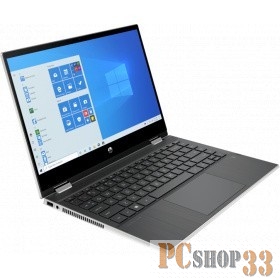 Ноутбук HP Pavilion x360 14-dw1005ur <2X2R0EA> i3-1115G4 (3.0)/8G/256G SSD/14.0FHD AG IPS Touch/Int:Intel UHD/noODD/Win10 (Natural Silver)