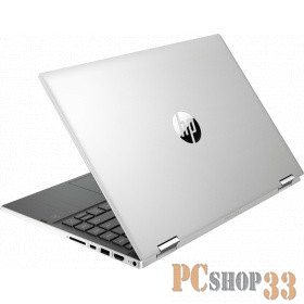 Ноутбук HP Pavilion x360 14-dw1005ur <2X2R0EA> i3-1115G4 (3.0)/8G/256G SSD/14.0FHD AG IPS Touch/Int:Intel UHD/noODD/Win10 (Natural Silver)