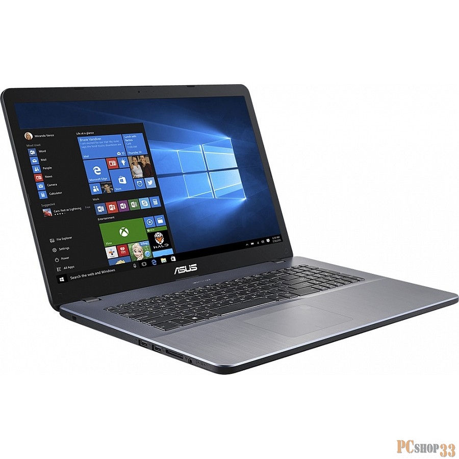 Ноутбук 17.3 HD+ Asus M705BA-BX113 grey (AMD A4 9125/8Gb/256Gb SSD/noDVD/VGA int/No OS) (90NB0PT2-M01740)