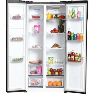 Холодильник Hyundai CS4505F черная сталь (двухкамерный)