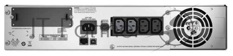 ИБП (UPS) 2U 19 RM 1500ВА APC Smart-UPS 1500VA SMT1500RMI2U, черный (USB)
