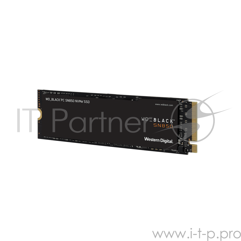 Твердотельный накопитель SSD WD_BLACK SN850 WDS200T1X0E 2ТБ M2.2280 NVMe PCIe Gen4х4(без радиатора)
