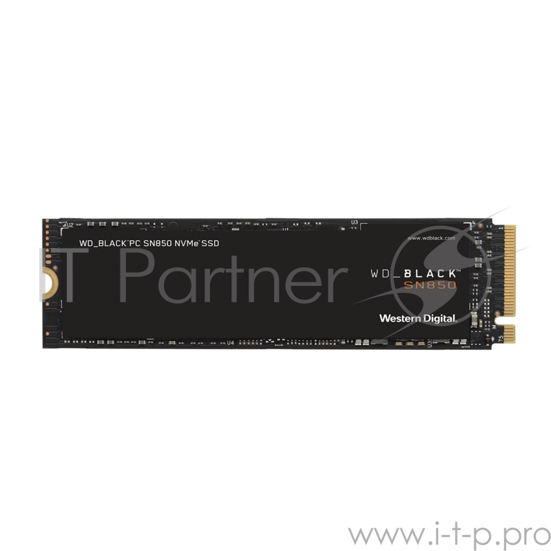 Твердотельный накопитель SSD WD_BLACK SN850 WDS200T1X0E 2ТБ M2.2280 NVMe PCIe Gen4х4(без радиатора)
