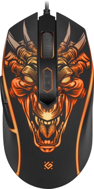 Мышь игровая Monstro GM-510L оптика, USB, 6 кнопок, 3200dpi DEFENDER