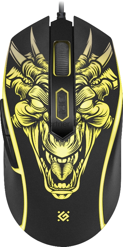 Мышь игровая Monstro GM-510L оптика, USB, 6 кнопок, 3200dpi DEFENDER