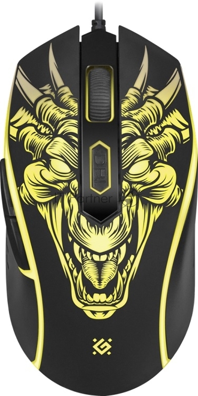 Мышь игровая Monstro GM-510L оптика, USB, 6 кнопок, 3200dpi DEFENDER