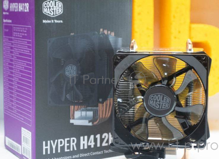Вентилятор Cooler Master Hyper H412R, RPM, 100W (up to 120W), Full Socket Support RR-H412-20PK-R2)