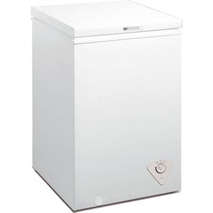 Морозильный ларь Бирюса Б-115KX белый с глухой крышкой