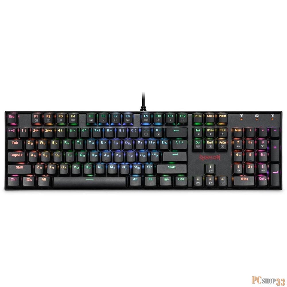 Клавиатура USB MITRA REDRAGON RU 75015 DEFENDER