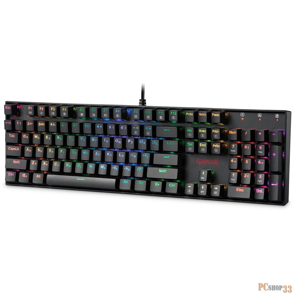 Клавиатура USB MITRA REDRAGON RU 75015 DEFENDER