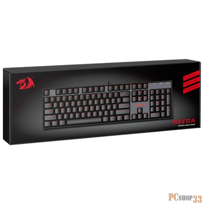 Клавиатура USB MITRA REDRAGON RU 75015 DEFENDER