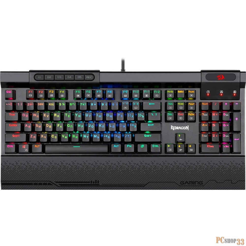 Клавиатура USB SURYA 2 REDRAGON RU 77809 DEFENDER