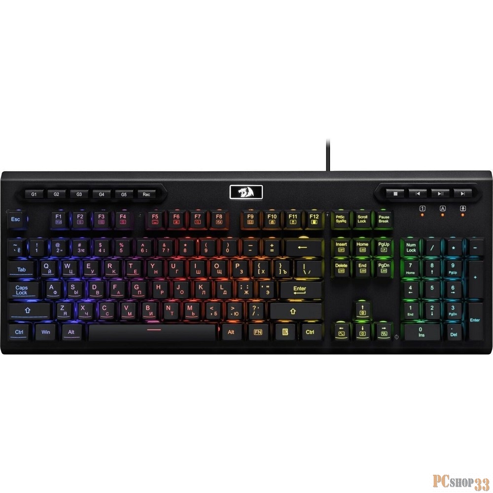 Клавиатура USB SKANDA PRO REDRAGON RU 77593 DEFENDER