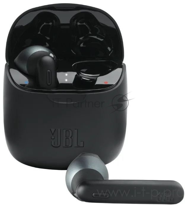 Гарнитура вкладыши JBL T225 TWS черный беспроводные bluetooth в ушной раковине (JBLT225TWSBLK)