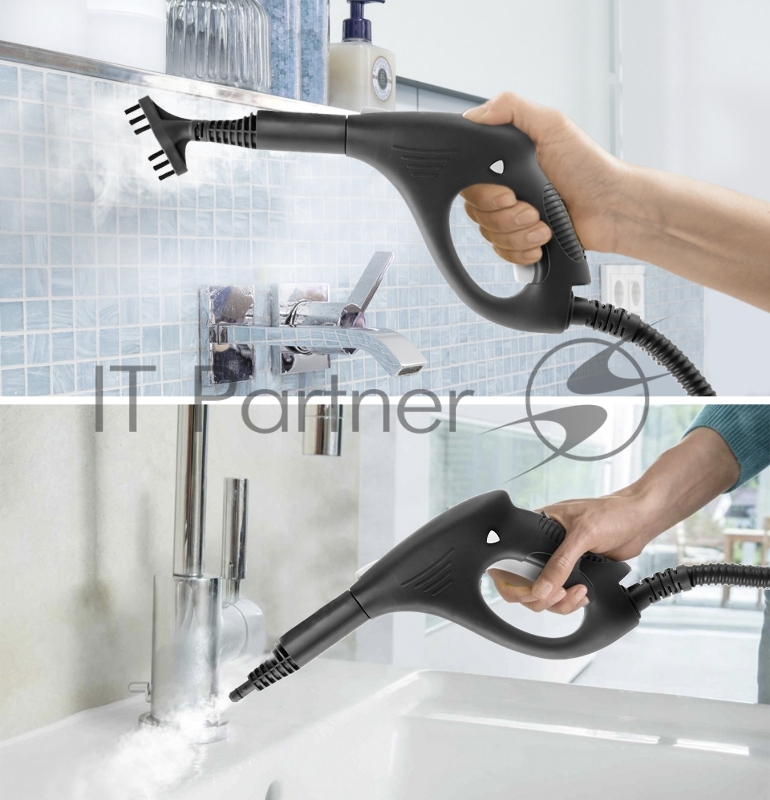 Пароочиститель Kitfort КТ-952 Мощность 1500 Вт.Ёмкость бойлера 1 л.Давление пара 4,5 бар.