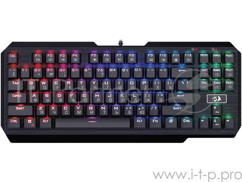 Механическая клавиатура Usas RU,подсветка,Outemu,компактная Redragon