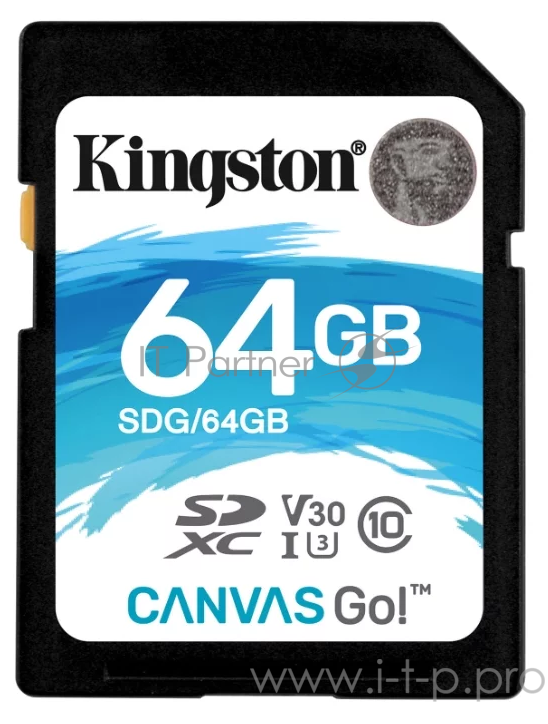 Карта памяти SecureDigital 64Gb Kingston SDG/64GB {SDXC Class 10, UHS-I U3}