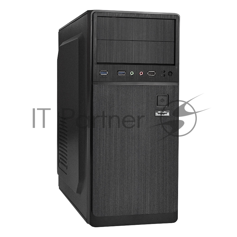 Корпус Miditower ExeGate EX287144RUS XP-402U2-500W-12 (ATX, БП XP500 с вент. 12см, 1*USB+2*USB3.0, аудио, черный)