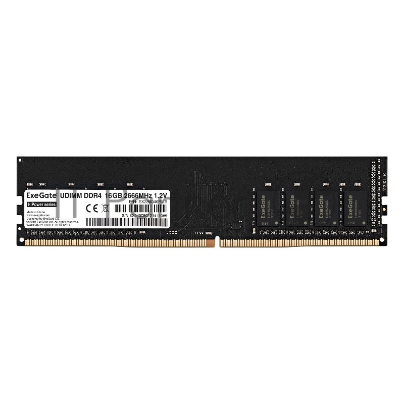 Mодуль памяти ExeGate EX288046RUS HiPower DIMM DDR4 16GB <PC4-21300> 2666MHz