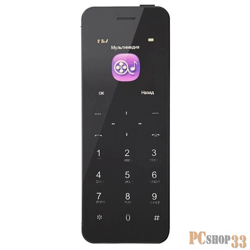 мобильный телефон LEXAND BT1 Glass black {1.54