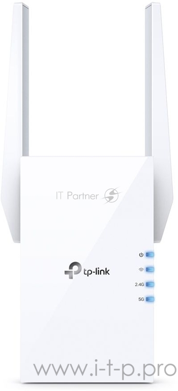 Повторитель беспроводного сигнала TP-Link RE605X AX1800 Wi-Fi белый