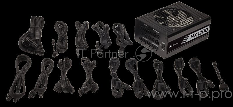 Блок питания Corsair HX1200 CP-9020140-EU 1200W, 80 PLUS® Platinum, RTL {2}