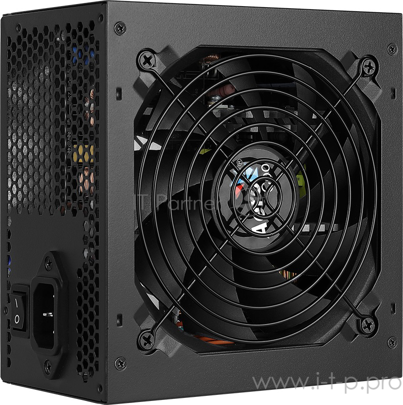 Блок питания Aerocool 500W RTL KCAS-500PLUS { 80+ bronze (24+4+4pin) APFC 120mm fan 7xSATA RTL}